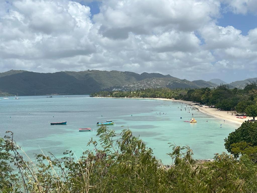 Agreable Appartement En Rez-De-Jardin A 450M De La Mer Sainte-Anne Luaran gambar