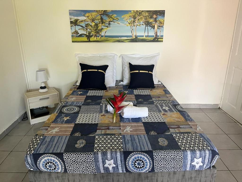 Agreable Appartement En Rez-De-Jardin A 450M De La Mer Sainte-Anne Luaran gambar